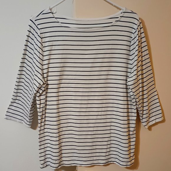 EUC ~ A New Day's (coastal inspired design) Slim Fit Boat Neck Top (Size: XXL) - Picture 1 of 2